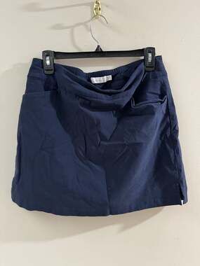 Lady Hagen Women's Navy Blue Pull-On Performance Golf Skort Size 12